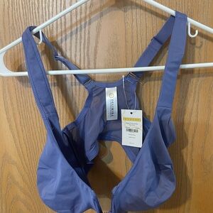 DELIMIRA Women's Front Closure Racerback Bra Underwire Unlined Full Coverage 36E